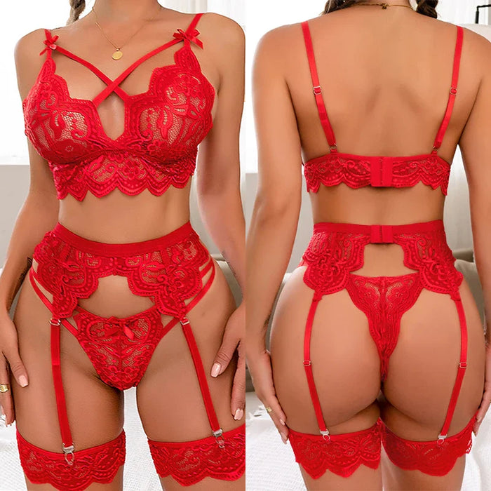 Mariana | 3-Delige Franse Lingerie Set